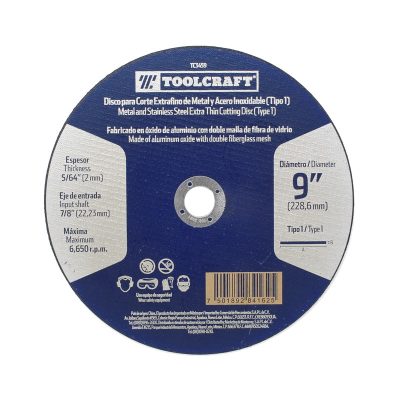 DISCO CORTE TOOLCRAFT 9 X 5/64 X 7/8