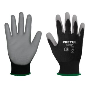 GUANTE NYLON POLIURETANO SEGURIDAD NEGRO