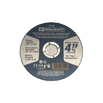 DISCO CORTE TOOLCRAFT 4-1/2 X 3/64 X 7/8