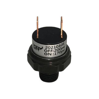 SWITCH PRESION - CEBOLLA AIRE PRESION 170-200 PSI 1/4 MACHO NPT ON/OFF