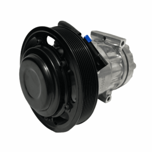 COMPRESOR AUTO SD709 12 VOLTIOS ACANALADO POLEA ANCHA SANDEN PASANTE TOMA TRASERA BLOQUE P