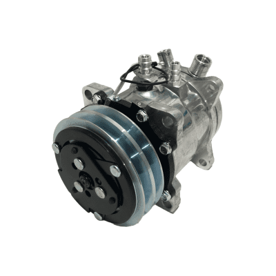 COMPRESOR AUTO N.507 12 VOLTIOS POLEA V - AA CHINO