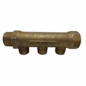 CONECTOR BRONCE DISTRIBUCION 3/4 H-M/NPT 3 SALIDAS 1/2 M/NPT