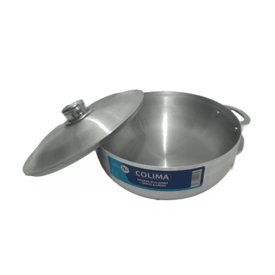 CALDERO COLIMA ALUMINIO TAPA 26 CMS.