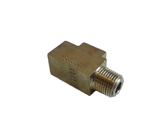 TEE BRONCE COMBINADA FRENO 3/16 H/F INVERTIDO X 1/8 M/NPT 3/16 H/F INVERTIDO - Imagen 3