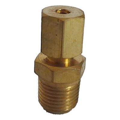 CONECTOR BRONCE 1/8 HEMBRA NPT X 1/8 COMPRESION