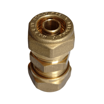 UNION BRONCE 15 MILIMETROS COMPRESION