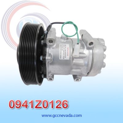 COMPRESOR AUTO SD709 24 VOLTIOS ACANALADO POLEA ANCHA ECONOMICO PASANTE TOMA TRASERA BLOQUE