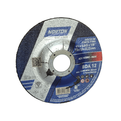 DISCO CORTE NORTON BNA12 CP 4-1/2 X 1/16