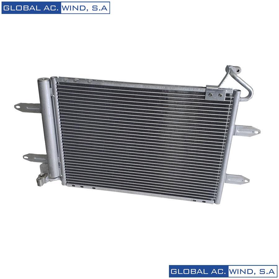 CONDENSADOR VOLKSWAGEN POLO 94-10 FOX 05-10 GLOBAL A/C WIND - Imagen 2