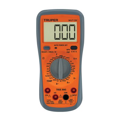 MULTIMETRO TESTER DIGITAL PROFESIONAL TRUPER