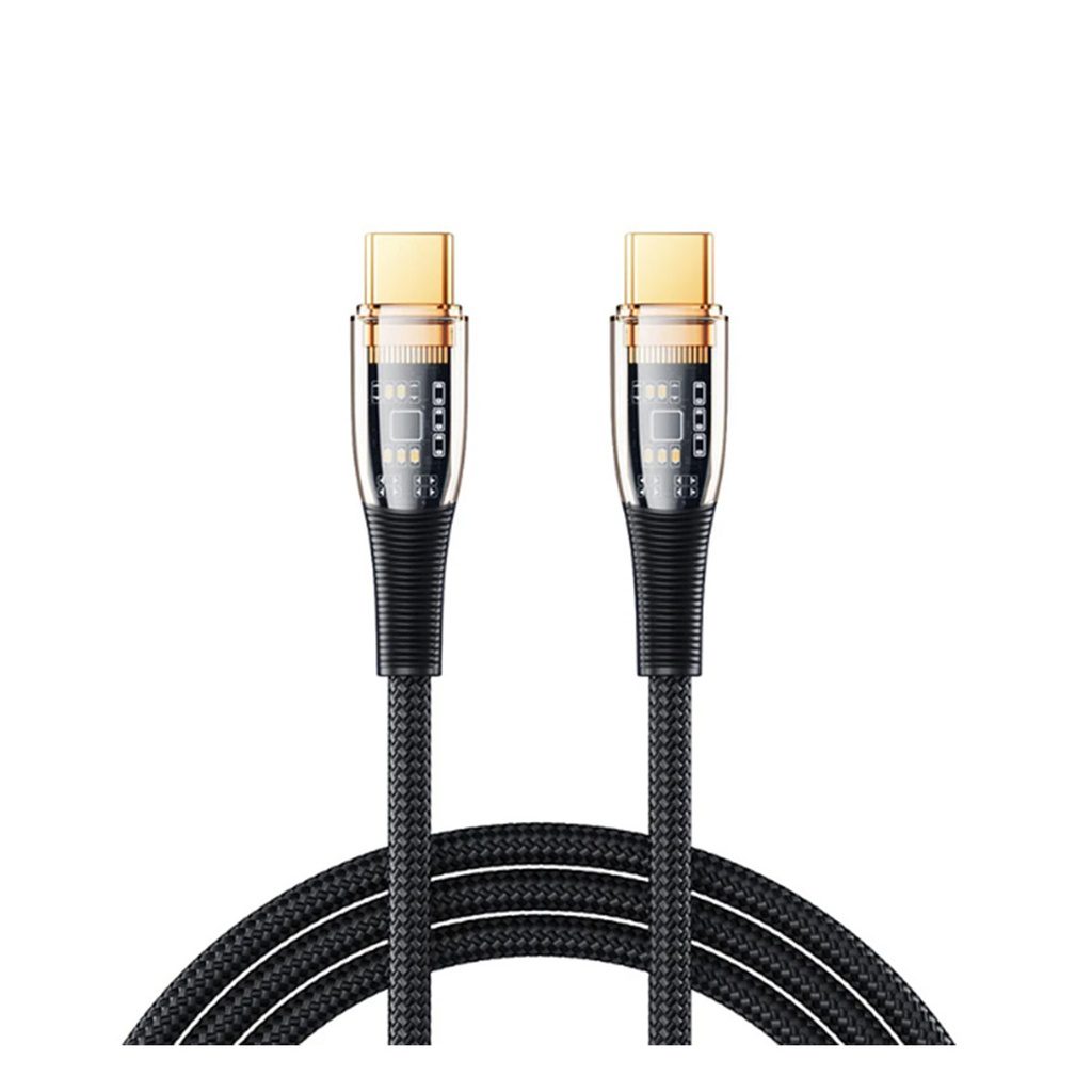 CABLE DATOS & CARGA 100W TIPO C A TIPO C 1.2 METROS ANTIFLEXION
