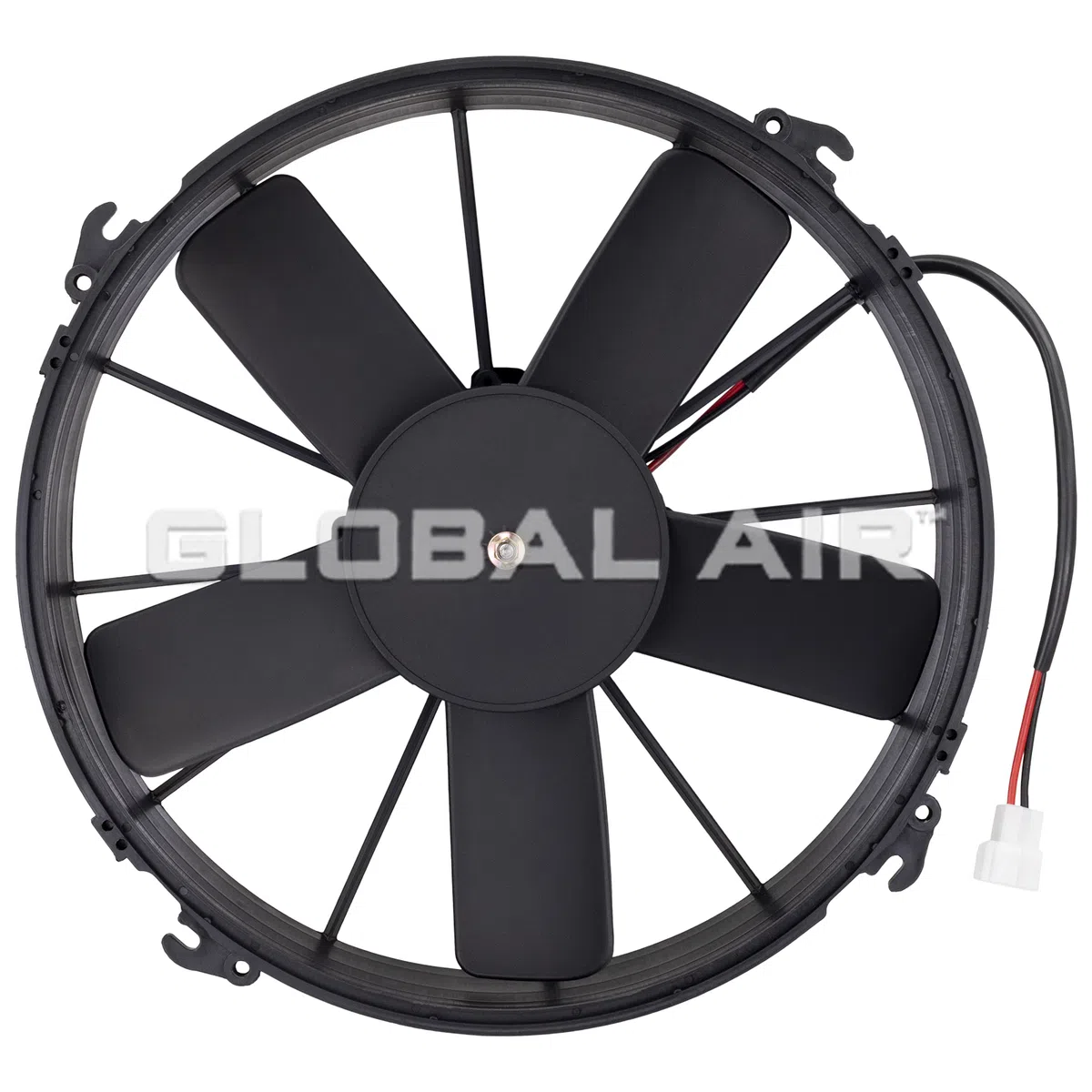 ABANICO UNIVERSAL CONDENSADOR AUTO 12 PULGADAS 24 VOLTIOS 160 WATTS (SOPLADOR) - Imagen 2