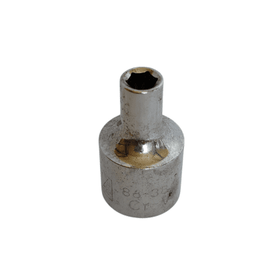 CUBO CROMADO STANLEY 1/2 X 1/4 HEXAGONAL
