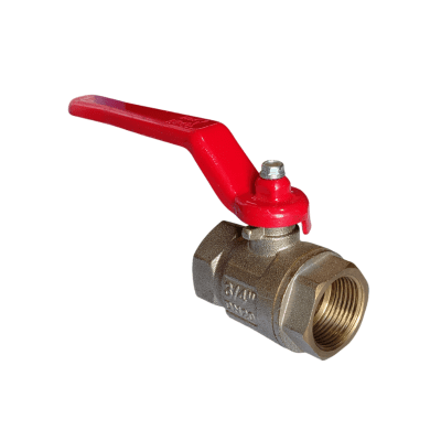 LLAVE PASO BOLA NO.90 3/4 H/NPT PALANCA ROJA