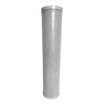 PIEDRA CARTUCHO FILTRO CARBON SOLIDO 4 X 20 - 10 MICRON