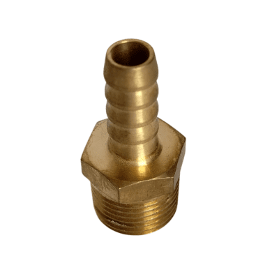 CONECTOR BRONCE 3/8 M/NPT X 5/16 MANGUERA