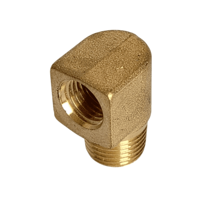 CODO BRONCE FRENO 1/8 H/FLARE INVERTIDA X 1/8 M/NPT