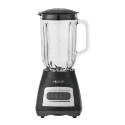 LICUADORA DAIWA PLASTICA NEGRA 350 WATTS 4 VELOCIDADES