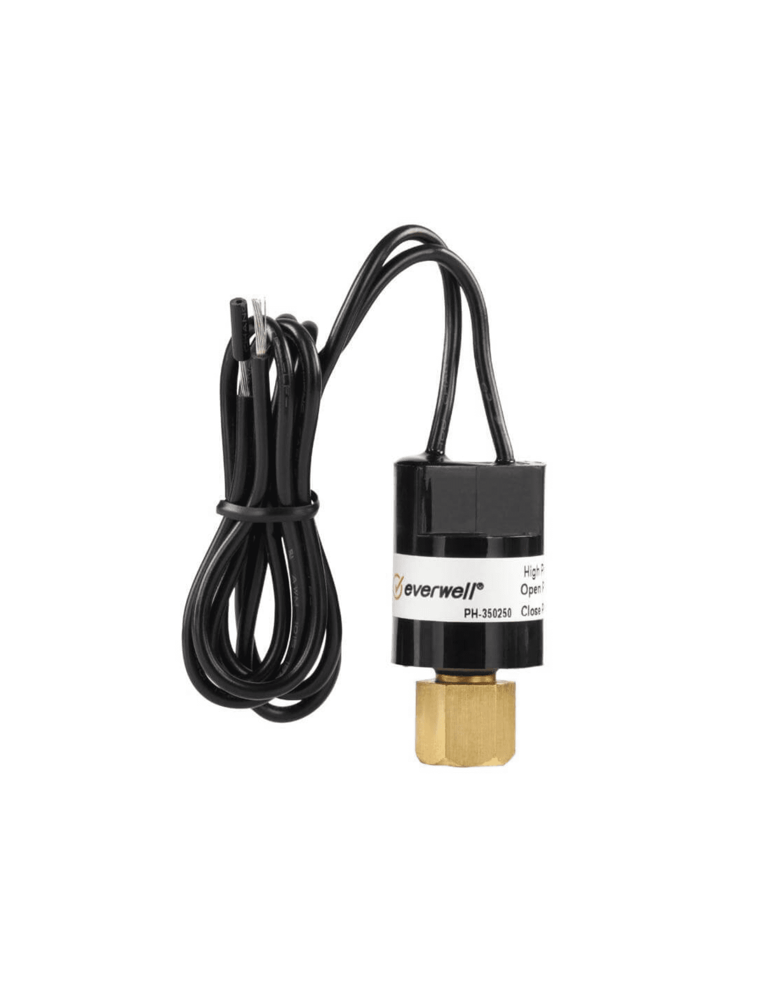SWITCH ALTA TIPO CEBOLLA AIRE 1/4 H/FLARE (550 PSI OFF/OPEN 265 PSI ON/CLOSE) R-410