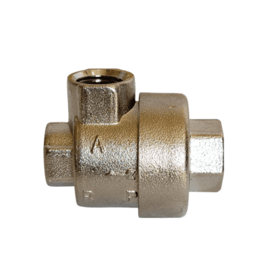 CHEQUE ESCAPE RAPIDO NIQUELADO 1/4 HEMBRA NPT