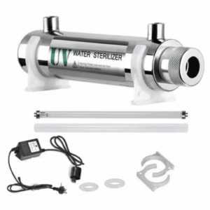 ESTERILIZADOR AGUA ULTRAVIOLETA ACERO INOXIDABLE 11 WATTS 2 GALONES MINUTO