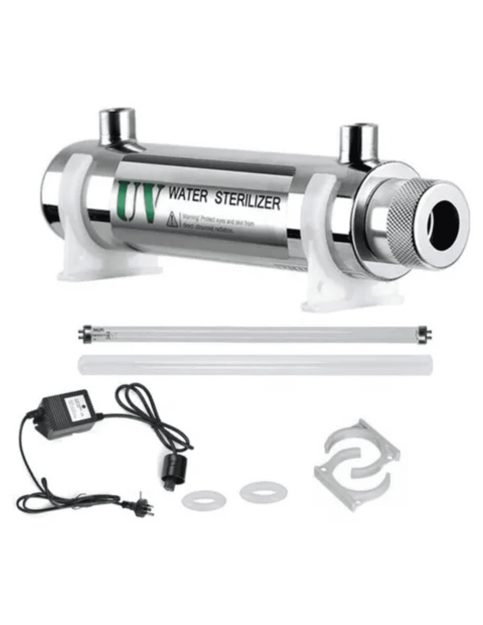 ESTERILIZADOR AGUA ULTRAVIOLETA ACERO INOXIDABLE 11 WATTS 1 GALON MINUTO