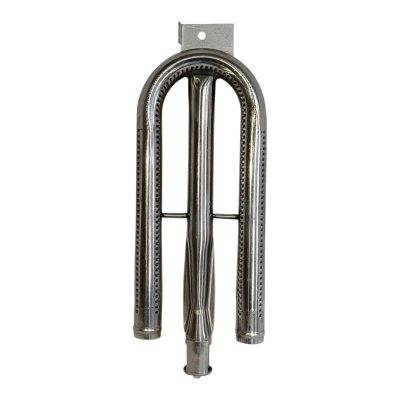 TUBO QUEMADOR PLANCHA & BBQ T/U 16 PULGADAS ACERO INOXIDABLE