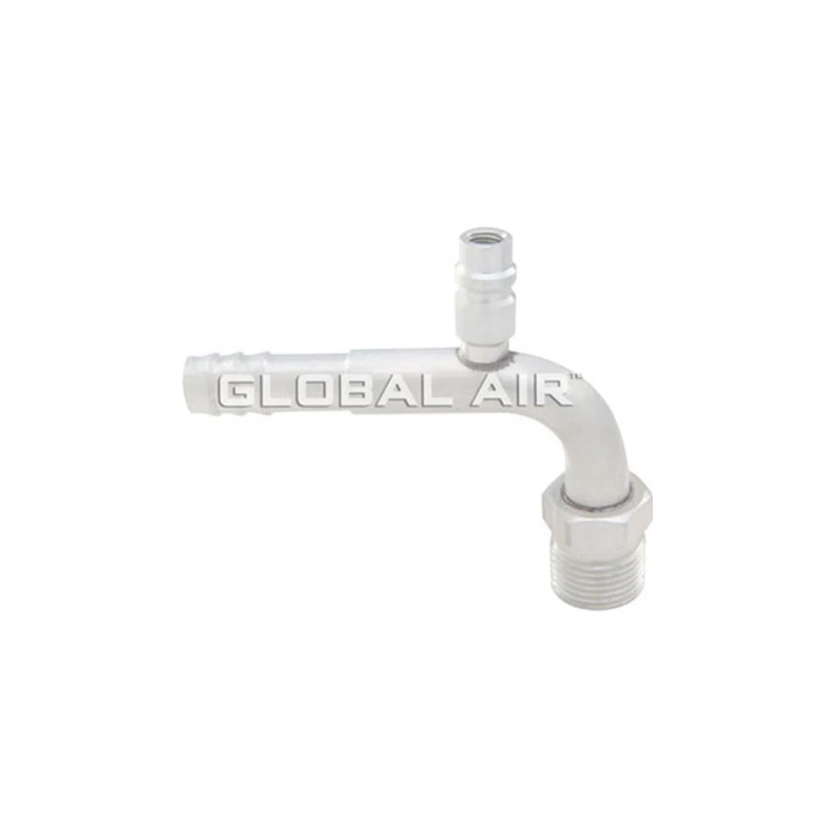 FITTING DE ALUMINIO CURVO