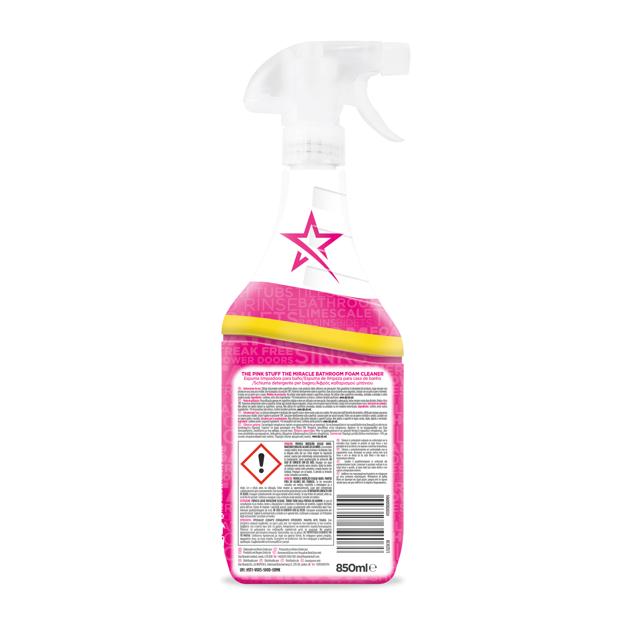 LIMPIADOR EN FOAM BAÑO 750 ML. TPS (H5T1-V0X5-500D-ERMK) - Imagen 2