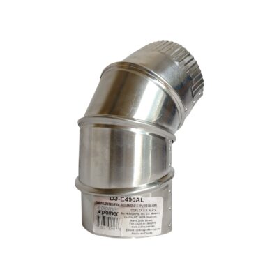 CODO DUCTO GALVANIZADO 4 PULGADAS X 90 GRADOS