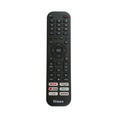 CONTROL REMOTO PARA TELEVISION HISENSE SMART TV CON NUMERO