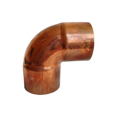 CODO DE COBRE SOLDABLE 90 GRADOS 1-3/8 DIAMETRO INTERIOR